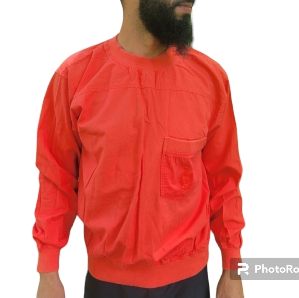 VTG 80s Bugle Boy Coral Long Sleeve Shirt‎